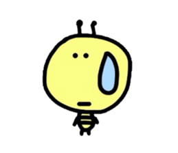 Bee Sticker 2 (sometimes dog) sticker #4038937