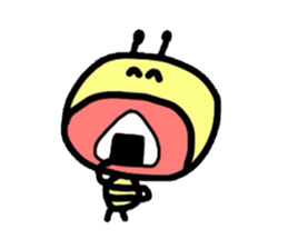 Bee Sticker 2 (sometimes dog) sticker #4038952