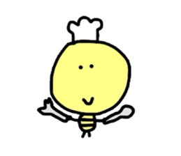 Bee Sticker 2 (sometimes dog) sticker #4038953