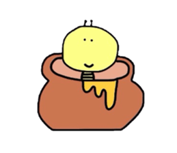 Bee Sticker 2 (sometimes dog) sticker #4038957