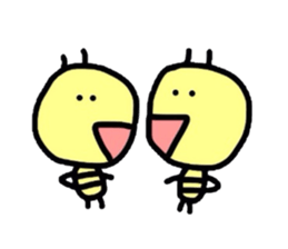 Bee Sticker 2 (sometimes dog) sticker #4038959