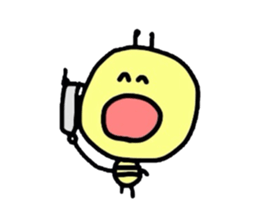 Bee Sticker 2 (sometimes dog) sticker #4038961