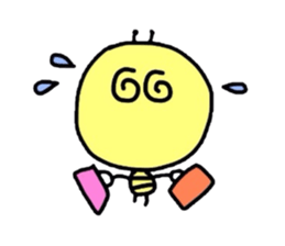 Bee Sticker 2 (sometimes dog) sticker #4038962