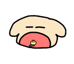 Bee Sticker 2 (sometimes dog) sticker #4038973