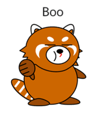 Red panda in Kansai region of Japan 2 sticker #4039131