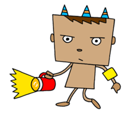 Colorful demon sticker #4040102