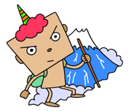 Colorful demon sticker #4040108