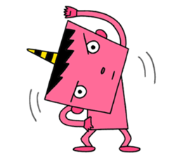 Colorful demon sticker #4040115