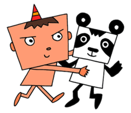 Colorful demon sticker #4040121