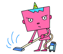 Colorful demon sticker #4040132