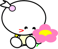 Princess of small turtle sticker #4040830