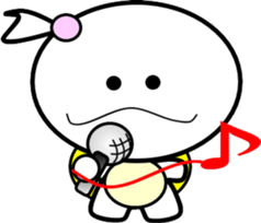 Princess of small turtle sticker #4040840