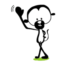 Free monkey sticker #4041418