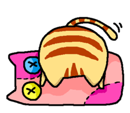 Tiger cat "Tora" sticker #4041511