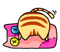 Tiger cat "Tora" sticker #4041511