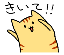 Tiger cat "Tora" sticker #4041517