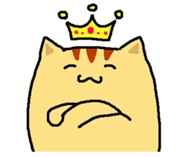 Tiger cat "Tora" sticker #4041520