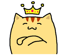 Tiger cat "Tora" sticker #4041520