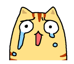 Tiger cat "Tora" sticker #4041523