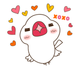 Its name Java sparrow (English version) sticker #4042377