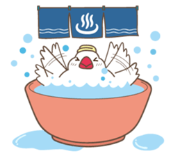 Its name Java sparrow (English version) sticker #4042378