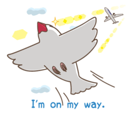 Its name Java sparrow (English version) sticker #4042384