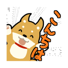 sibainu dog Sticker sticker #4042688