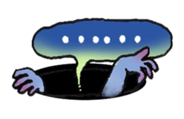 Hello hole sticker #4043386