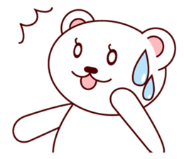 White Bear MIMI sticker #4043543