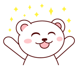 White Bear MIMI sticker #4043548