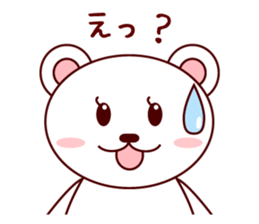 White Bear MIMI sticker #4043549
