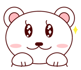 White Bear MIMI sticker #4043566