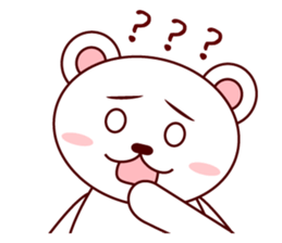 White Bear MIMI sticker #4043569