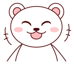 White Bear MIMI sticker #4043572