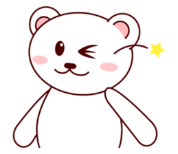 White Bear MIMI sticker #4043573