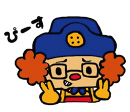 CLOWN FAMILY PLEASURE-B sticker #4045025