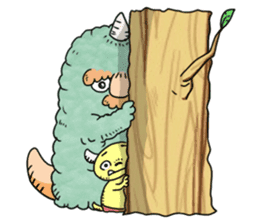 Monster of the forest sticker #4045064