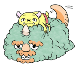 Monster of the forest sticker #4045066