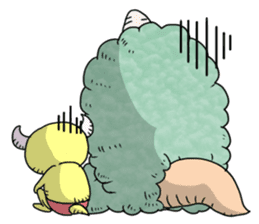 Monster of the forest sticker #4045067