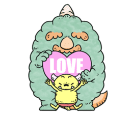 Monster of the forest sticker #4045073