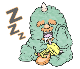 Monster of the forest sticker #4045075