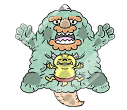 Monster of the forest sticker #4045081