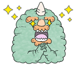 Monster of the forest sticker #4045084