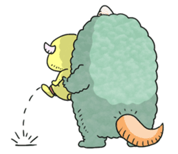 Monster of the forest sticker #4045089