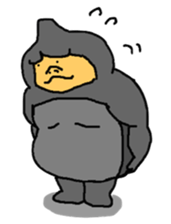 Pointed Gorilla sticker #4045227