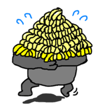 Pointed Gorilla sticker #4045234