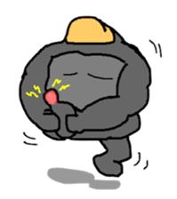 Pointed Gorilla sticker #4045254