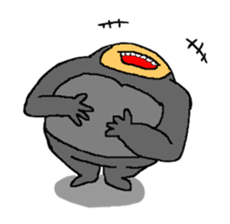 Pointed Gorilla sticker #4045255