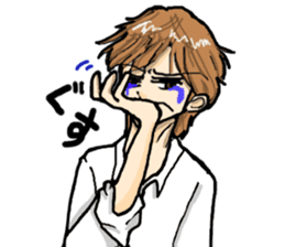 Please say to a men's. sticker #4045305