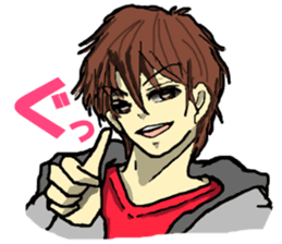 Please say to a men's. sticker #4045306